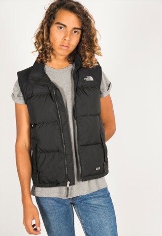 VINTAGE 80S NORTH FACE PUFFY WAISTCOAT / R639