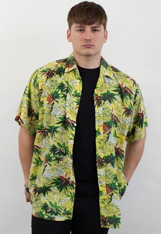 VINTAGE ABSTRACT PATTERN SHIRT