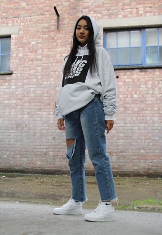 NEW IN - GANG GANG ASH GREY HOODIE