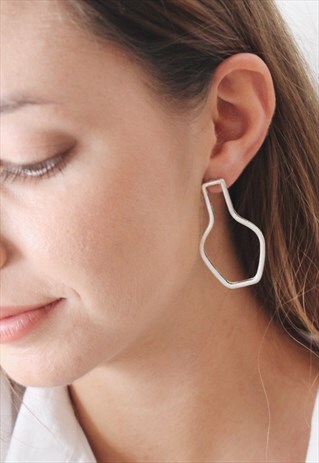 BORBOLETA ULISES SILVIER EARRING