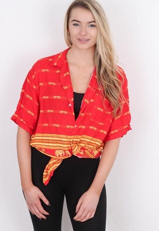 VINTAGE PATTERN SHIRT CVSS53