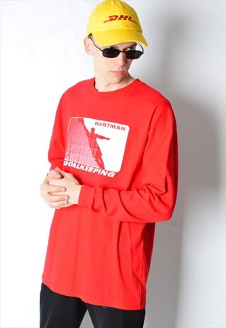 RED FOOTBALL ADIDAS LONG SLEEVE SHIRT