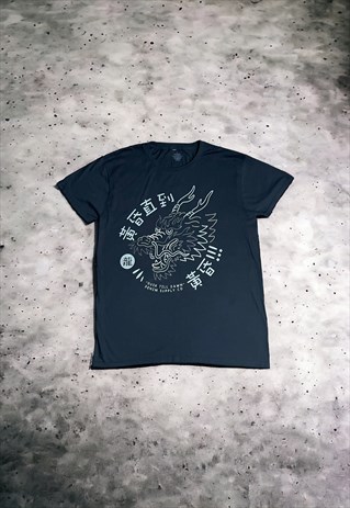 VINTAGE Y2K DRAGON PRINT T SHIRT