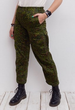 Vintage Women's XS  Army Pixel Camouflage Cargo Pants