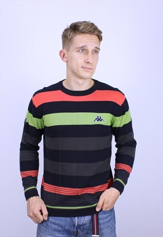 VINTAGE MENS KAPPA JUMPER LONG SLEEVE