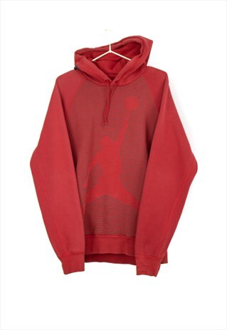VINTAGE JORDAN HOODIE IN RED S