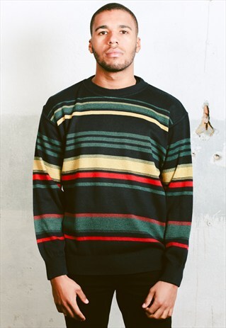VINTAGE 90S STRIPED JUMPER