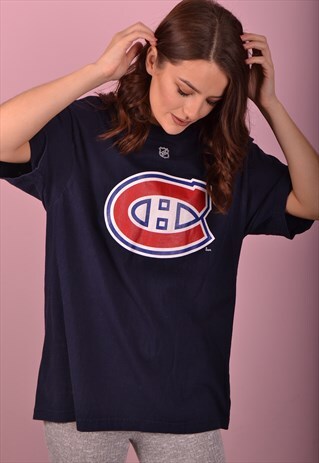 BLUE REEBOK NHL T-SHIRT GBT4114