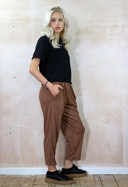Tapered Trousers in Butterscotch