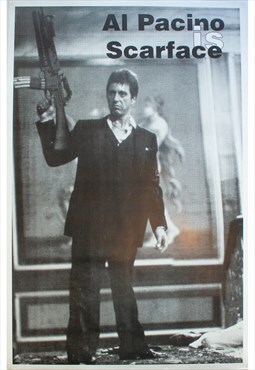 AL PACINO Is SCARFACE 90s Vintage Deadstock Movie Poster