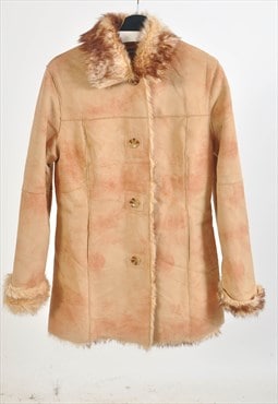 Vintage 00s faux fur coat