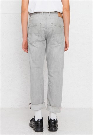 VINTAGE RETRO GREY RIVER ISLAND STRAIGHT FIT DENIM