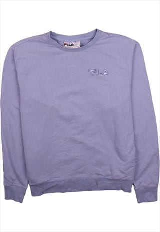 Vintage 90's Fila Sweatshirt Heavyweight Crew Neck Purple