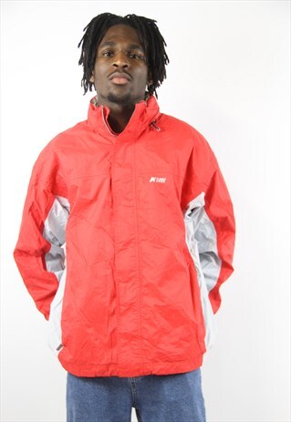 VINTAGE K-WAY 90'S RED JACKET