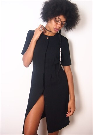 VINTAGE BLACK MINIMAL DRESS