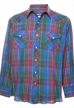 Vintage Wrangler Checked Shirt - L