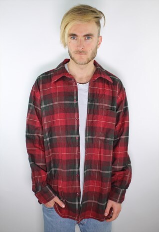 VINTAGE FLANNEL SHIRT UNISEX