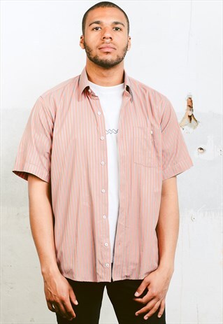 VINTAGE STRIPE PATTERNED SHIRT