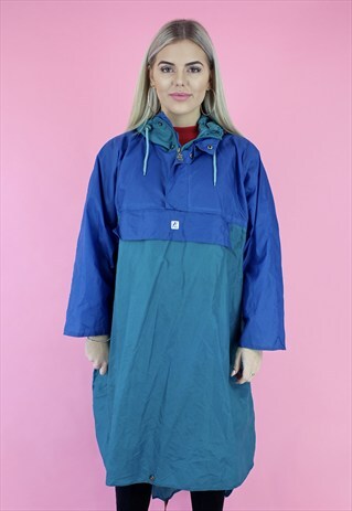 VINTAGE 90'S OVERSIZED K-WAY RAIN MAC