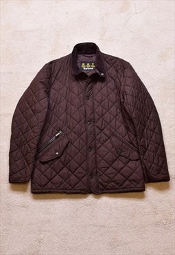 Barbour Chelsea Sport Quilted Brown Jacket