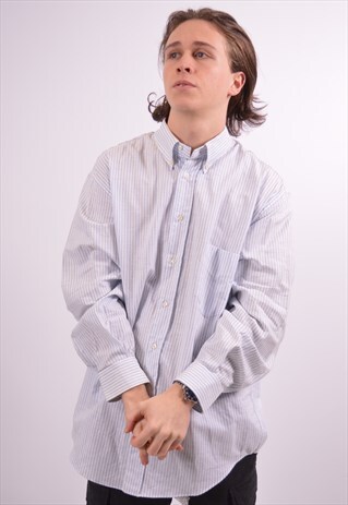 VINTAGE BENETTON SHIRT BLUE