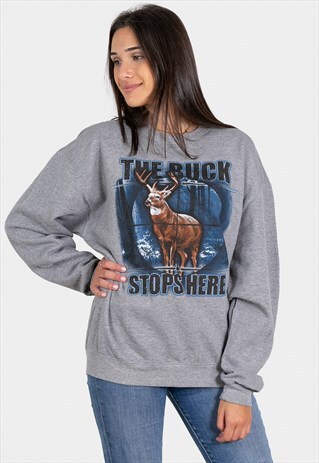 VINTAGE 80S SWEATSHIRT JUMPER PRINTED SP201785
