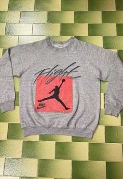 Vintage 90s Nike Air Jordan Flight Sweatshirt Jumpman NBA