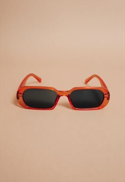 Tate : retro 60s style sunglasses orange