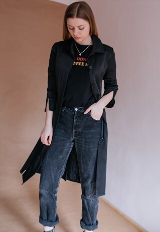 VINTAGE 90S GRUNGE MIDI COAT
