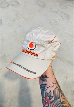 Vintage McLaren Mercedes Vodafone Embroidered Hat Cap