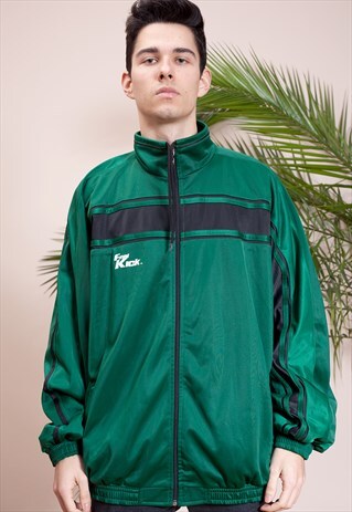 RETRO SKATERS ZIP-UP TRACKSUIT TOP JACKET