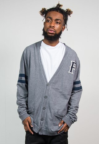 VINTAGE CHAMPION SWEATSHIRT MATERIAL CARDIGAN COLLEGE