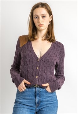 Vintage Cardigan Knit Size M (Women Size) Ralph Lauren 5930