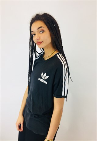 ADIDAS ORIGINALS TREFOIL BLACK T SHIRT