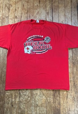 Jerzees Red Print T - Shirt