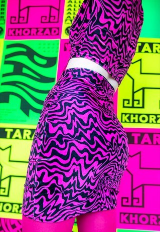 TRIPPY VELVET SKIRT