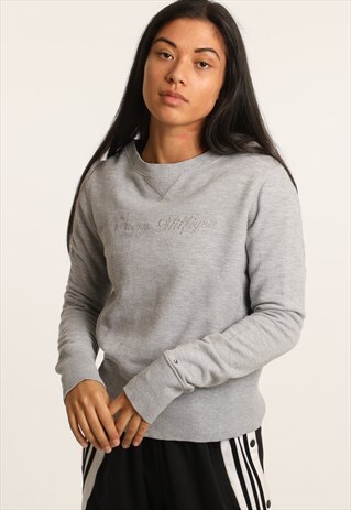 VINTAGE TOMMY HILFIGER EMBROIDERED LOGO SWEATSHIRT