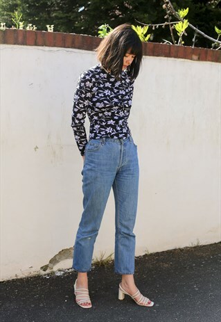 VINTAGE 90S FLORAL MESH TOP