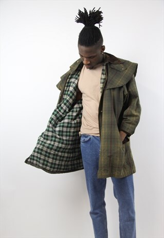 VINTAGE PATTERNED WAX JACKET