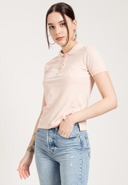 Slim Fit Classic Polo Collared T-shirt in Pink