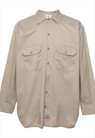 Vintage Beige Dickies Workwear Shirt - L