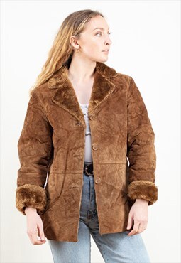 Vintage 70's Brown Sherpa Jacket