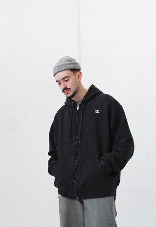 VINTAGE CHAMPION LOGO HOODIE