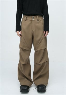 Unisex twill multi-layered casual pants A vol.2