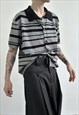 MEN'S  POLO COLLAR STRIPED CARDIGAN SS2023 VOL.3