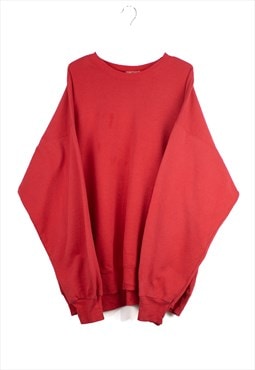 Vintage Hanes Sweatshirt in Red XXL
