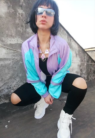 VINTAGE 80'S ACETATE SWEATSHIRT.