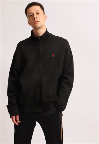 VINTAGE POLO RALPH LAUREN ZIP-UP SWEATSHIRT