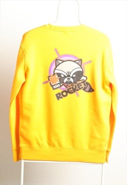 Henus Edwin x Marvel Vintage Crewneck Sweatshirt Yellow