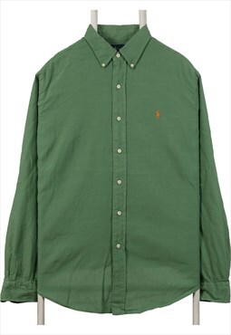Vintage 90's Polo by Ralph Lauren Shirt Long Sleeve Button
